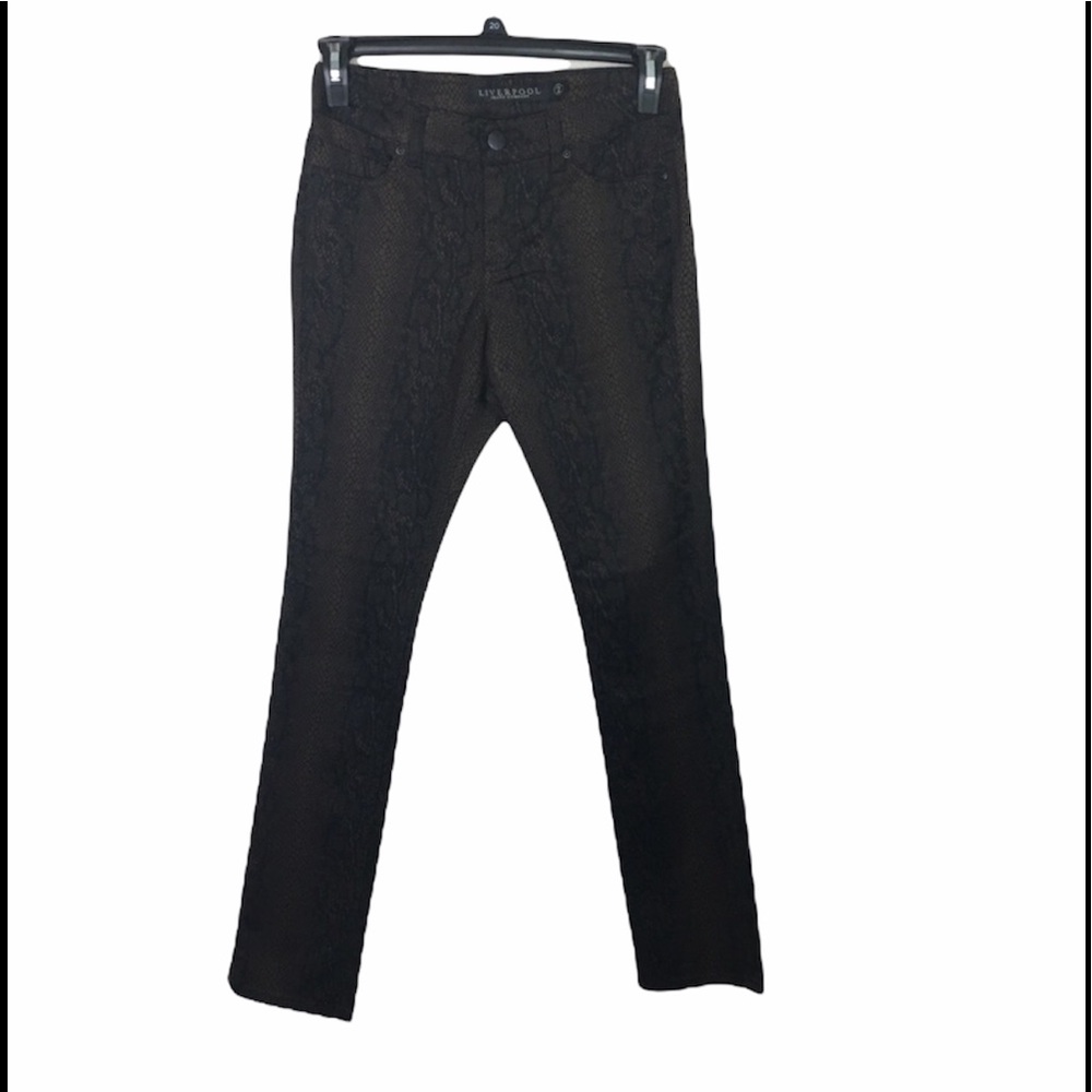Liverpool Snake Skin Print Pants